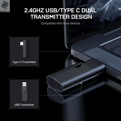 EKSA G19BT 2.4GHz Wireless Gaming Headphones Ultra-light Bluetooth 5.4 Headset Gamer with Microphone for PC/PS5/Xbox Ai-TechWorld 