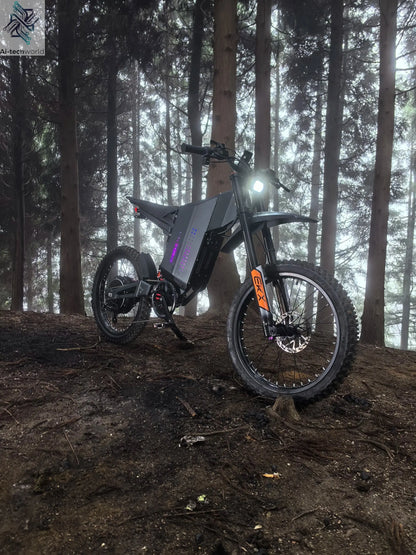 EKXBIKE GTS Electric Motorcycle for Adults 8000W Peak Electric Dirt Bike for Adults with 72V 30AH Battery Ai-TechWorld 