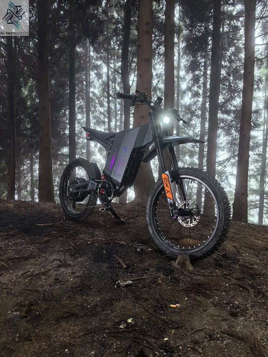 EKXBIKE GTS Electric Motorcycle for Adults 8000W Peak Electric Dirt Bike for Adults with 72V 30AH Battery Ai-TechWorld 