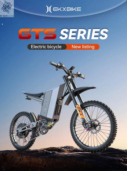 EKXBIKE GTS Electric Motorcycle for Adults 8000W Peak Electric Dirt Bike for Adults with 72V 30AH Battery Ai-TechWorld 