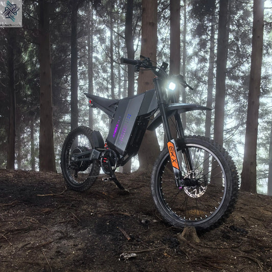 EKXBIKE GTS Electric Motorcycle for Adults 8000W Peak Electric Dirt Bike for Adults with 72V 30AH Battery - Ai-TechWorld