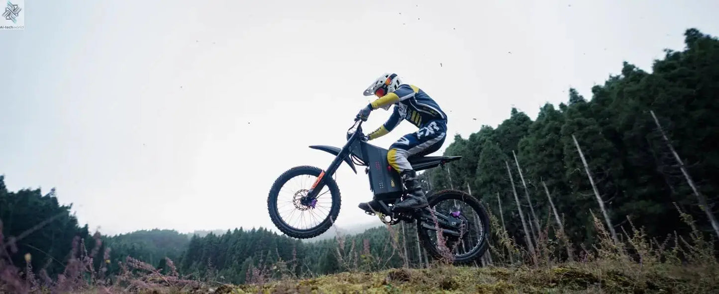 EKXBIKE GTS Electric Motorcycle for Adults 8000W Peak Electric Dirt Bike for Adults with 72V 30AH Battery - Ai-TechWorld