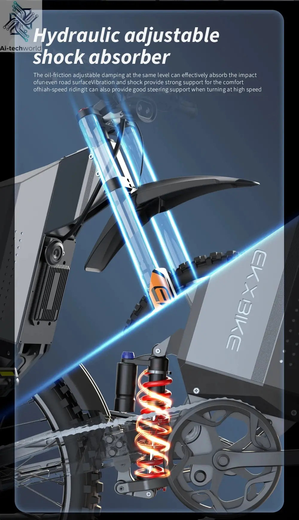 EKXBIKE GTS Electric Motorcycle for Adults 8000W Peak Electric Dirt Bike for Adults with 72V 30AH Battery - Ai-TechWorld