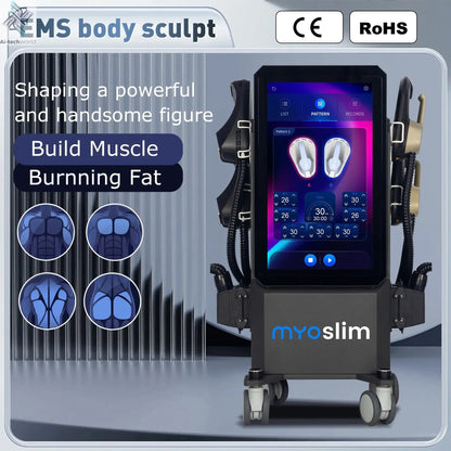 EMS Body Shapping Machine Myoslim EMS Hiemt Muscle Stimulator EMS Body Sculpt Beauty Equipment with 4 Handle Pelvic Floor Ai-TechWorld 