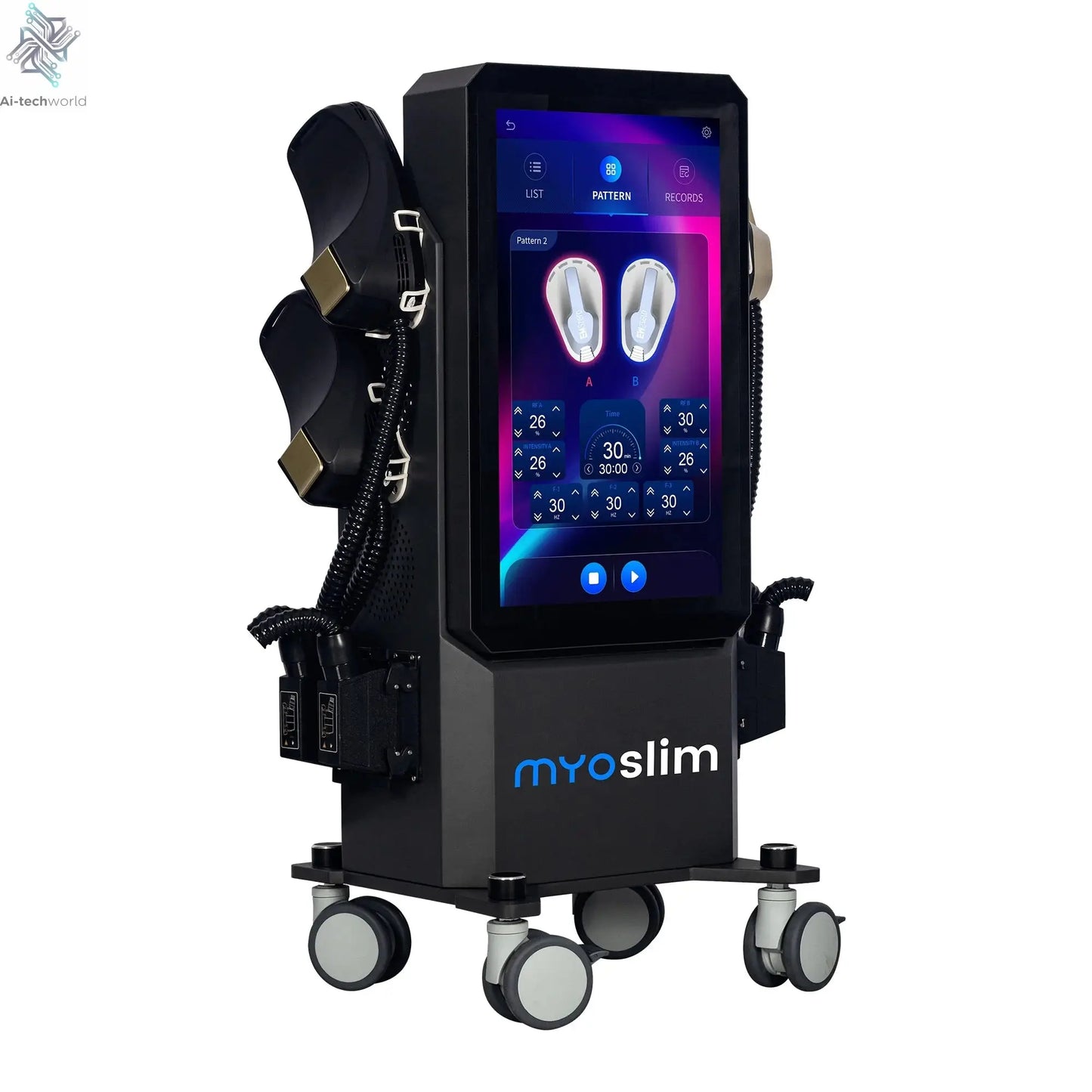 EMS Body Shapping Machine Myoslim EMS Hiemt Muscle Stimulator EMS Body Sculpt Beauty Equipment with 4 Handle Pelvic Floor Ai-TechWorld 