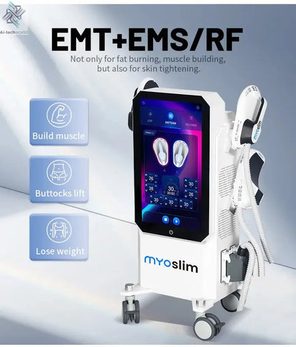 EMS Body Shapping Machine Myoslim EMS Hiemt Muscle Stimulator EMS Body Sculpt Beauty Equipment with 4 Handle Pelvic Floor Ai-TechWorld 
