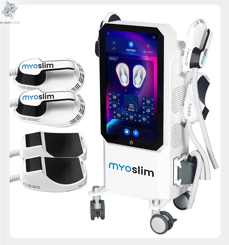 EMS Body Shapping Machine Myoslim EMS Hiemt Muscle Stimulator EMS Body Sculpt Beauty Equipment with 4 Handle Pelvic Floor Ai-TechWorld 