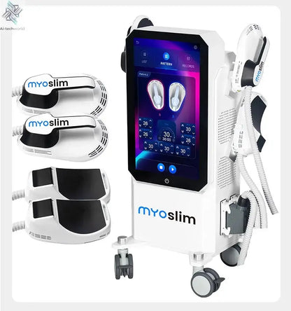 EMS Body Shapping Machine Myoslim EMS Hiemt Muscle Stimulator EMS Body Sculpt Beauty Equipment with 4 Handle Pelvic Floor Ai-TechWorld 