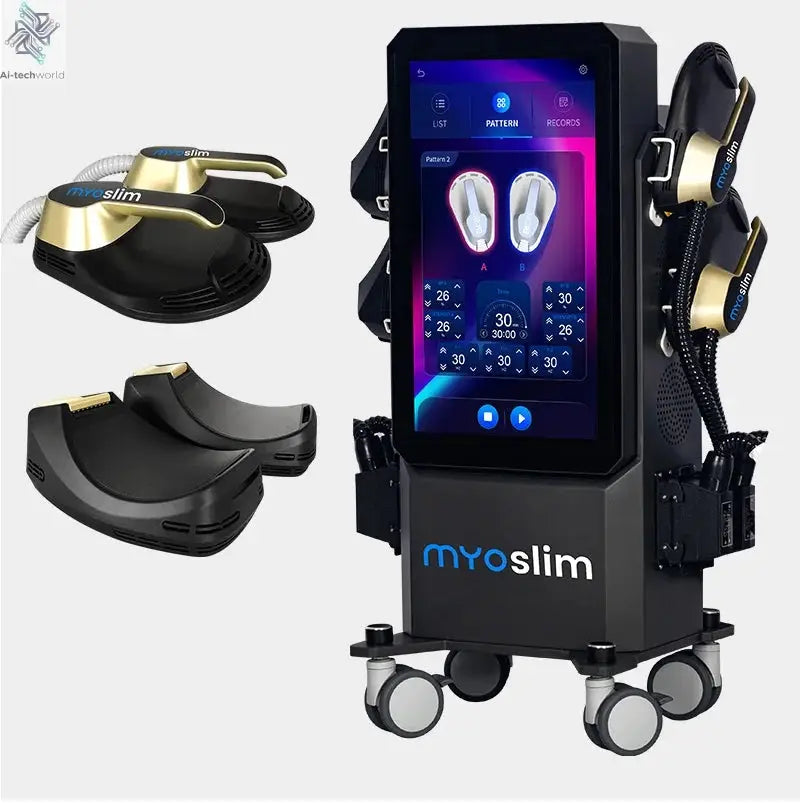 EMS Body Shapping Machine Myoslim EMS Hiemt Muscle Stimulator EMS Body Sculpt Beauty Equipment with 4 Handle Pelvic Floor Ai-TechWorld 