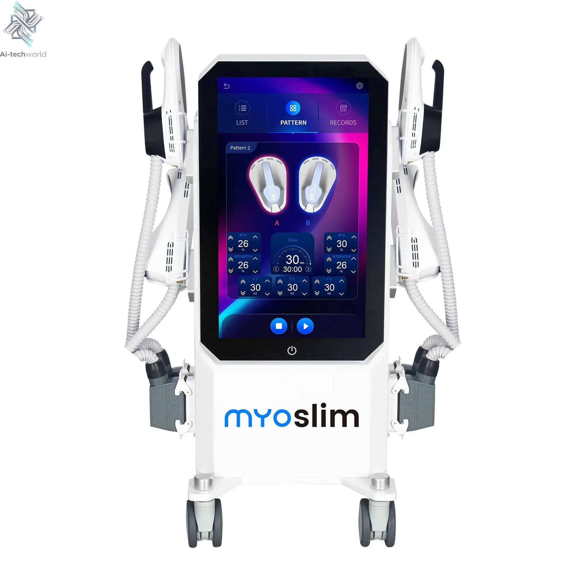 EMS Body Shapping Machine Myoslim EMS Hiemt Muscle Stimulator EMS Body Sculpt Beauty Equipment with 4 Handle Pelvic Floor Ai-TechWorld 