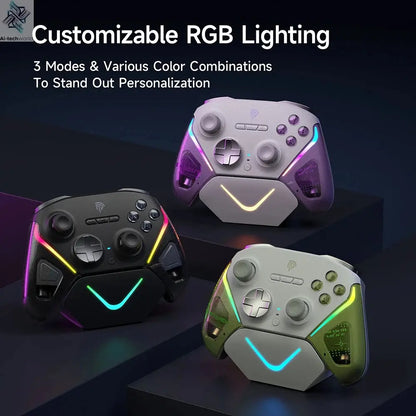 EasySMX TMR Stick Controller D10 Wireless Gamepad Compatible with PC/Switch/Steam/Phone/TV, Charging Dock, Micro Triggers Ai-TechWorld 