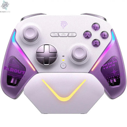 EasySMX TMR Stick Controller D10 Wireless Gamepad Compatible with PC/Switch/Steam/Phone/TV, Charging Dock, Micro Triggers Ai-TechWorld 