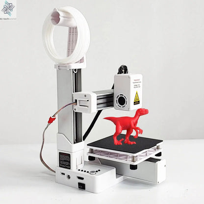 EasyThreed 3D Printer  Entry Level  Compatible with PLA TPU 1.75mm Filament  include Power Adaptor. Ai-TechWorld 