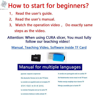 EasyThreed K9 Mini 3D Printer Easy to Use Entry Level Gift 3D Printer FDM TPU PLA Filament 1.75mm Black Ai-TechWorld