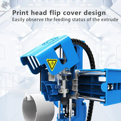 EasyThreed K9 Mini 3D Printer Easy to Use Entry Level Gift 3D Printer FDM TPU PLA Filament 1.75mm Black Ai-TechWorld