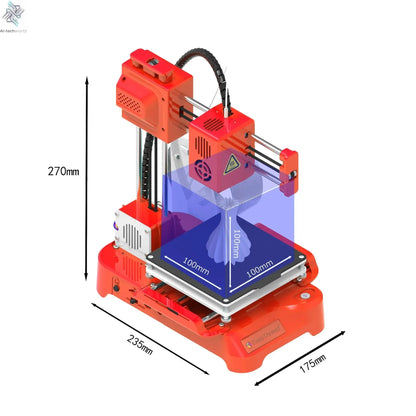 Easythreed 3D Printer K9 Easy To Use One-click Print Mainboard With Magnetic Platform Desktop Mini Printer K7 For Beginner Ai-TechWorld