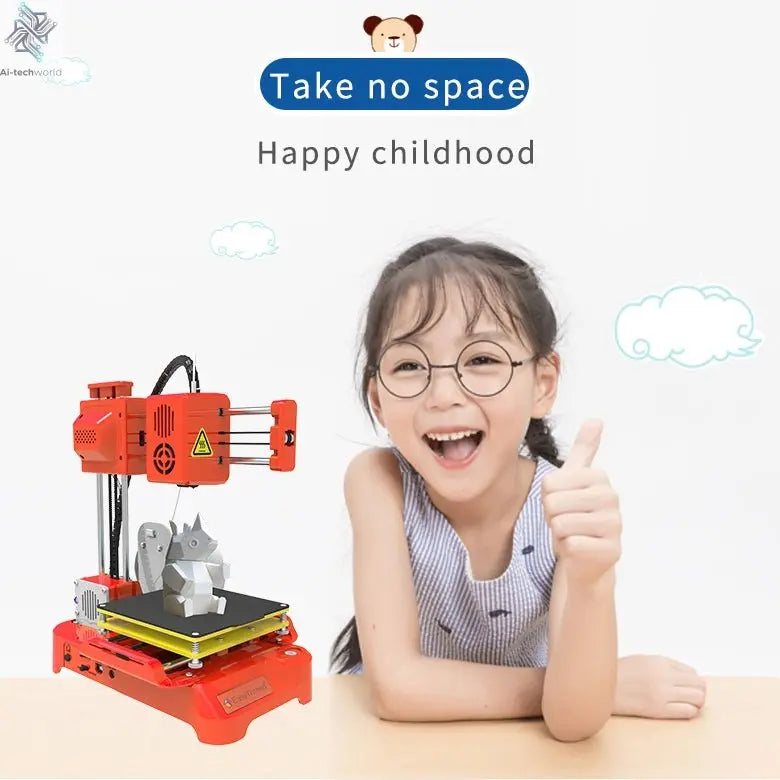 Easythreed 3D Printer K9 Easy To Use One-click Print Mainboard With Magnetic Platform Desktop Mini Printer K7 For Beginner Ai-TechWorld