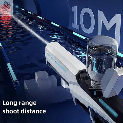 Electric Automatic Water Storage Gun Toys Portable Children Summer Beach Outdoor Fight Fantasy Spray Gun Toys Boy Kid Adult Game Ai-TechWorld 