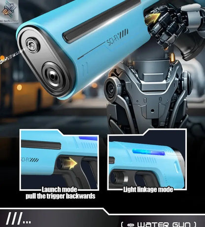 Electric Automatic Water Storage Gun Toys Portable Children Summer Beach Outdoor Fight Fantasy Spray Gun Toys Boy Kid Adult Game Ai-TechWorld 