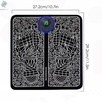 Electric Foot Massager Pad Muscle Massage Relaxation Trainer For Massage Fitness Outdoor Sport Home Family Relax Ai-TechWorld 