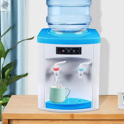 Electric Hot and Cold Water Cooler Dispenser Versatile Desktop Top Loading Water Dispenser for Home Office (110V US / 220V EU) Ai-TechWorld 