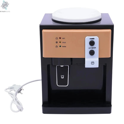 Electric Hot and Cold Water Cooler Dispenser Versatile Desktop Top Loading Water Dispenser for Home Office (110V US / 220V EU) Ai-TechWorld 