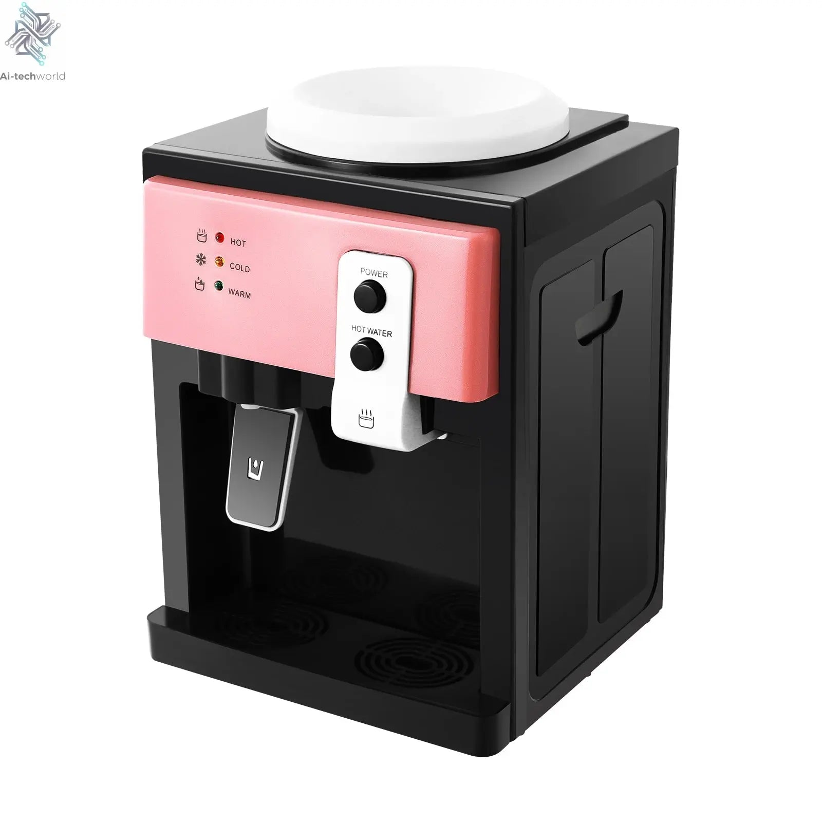 Electric Hot and Cold Water Cooler Dispenser Versatile Desktop Top Loading Water Dispenser for Home Office (110V US / 220V EU) Ai-TechWorld 
