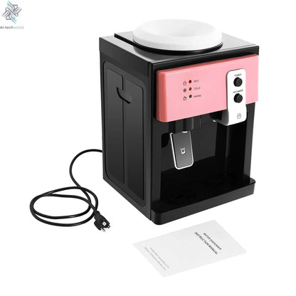 Electric Hot and Cold Water Cooler Dispenser Versatile Desktop Top Loading Water Dispenser for Home Office (110V US / 220V EU) Ai-TechWorld 