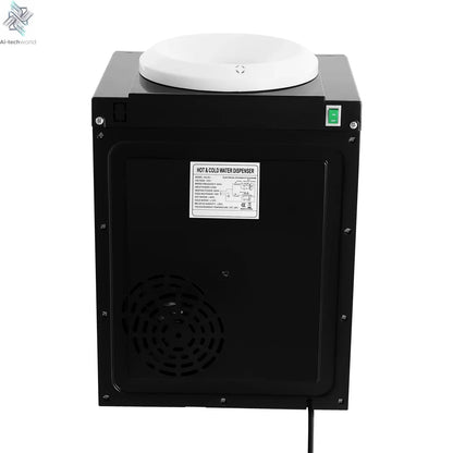 Electric Hot and Cold Water Cooler Dispenser Versatile Desktop Top Loading Water Dispenser for Home Office (110V US / 220V EU) Ai-TechWorld 