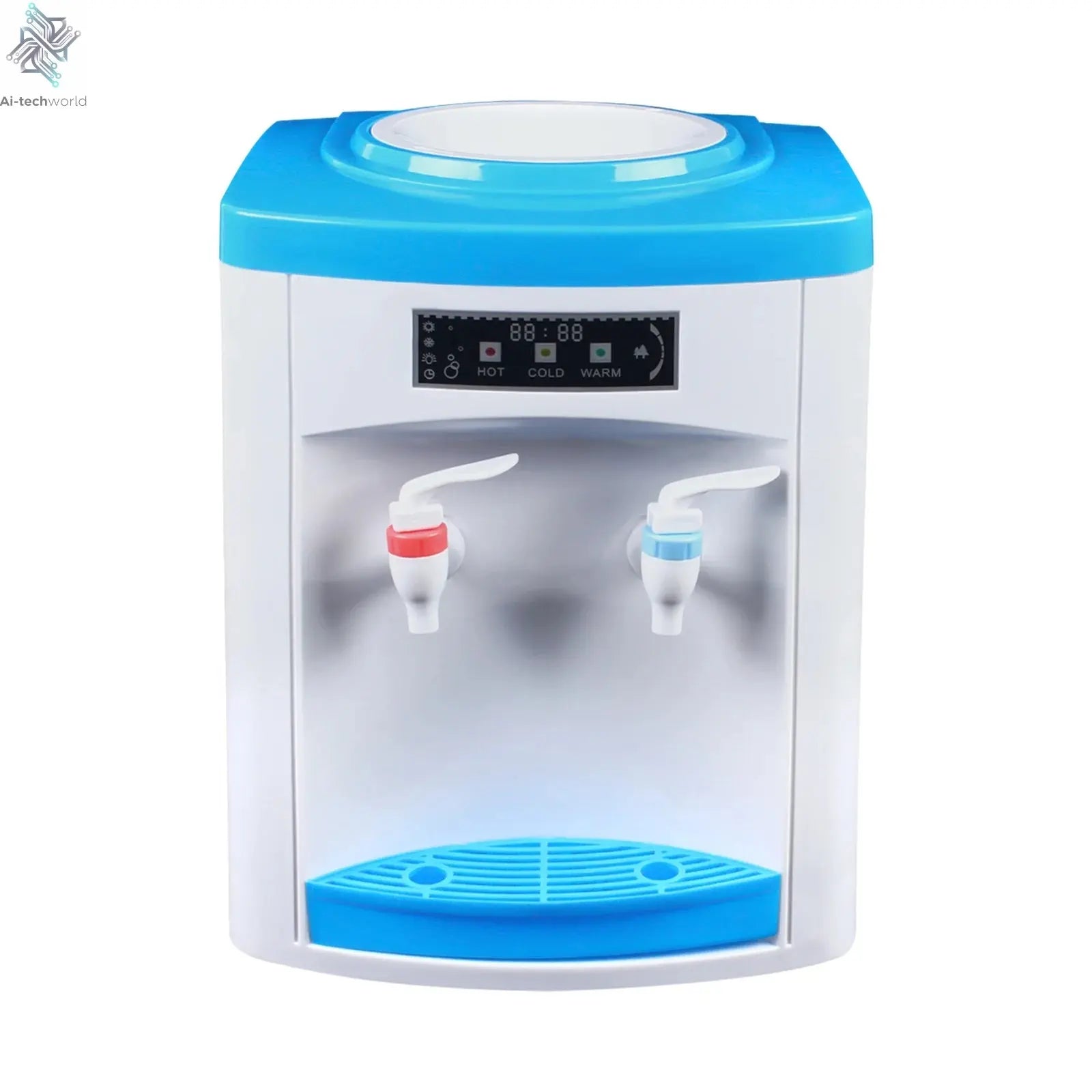 Electric Hot and Cold Water Cooler Dispenser Versatile Desktop Top Loading Water Dispenser for Home Office (110V US / 220V EU) Ai-TechWorld 