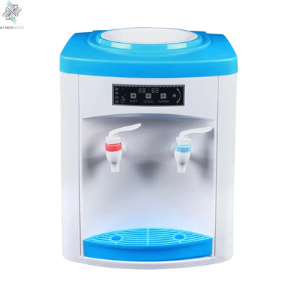 Electric Hot and Cold Water Cooler Dispenser Versatile Desktop Top Loading Water Dispenser for Home Office (110V US / 220V EU) Ai-TechWorld 