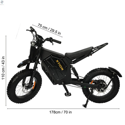 Electric Mountain Bike for Adults, 3000W E-bike , 45 MPH & 60 Miles Range, 60V 25AH Removable Battery Dual Shock Absorber E Bike Ai-TechWorld 