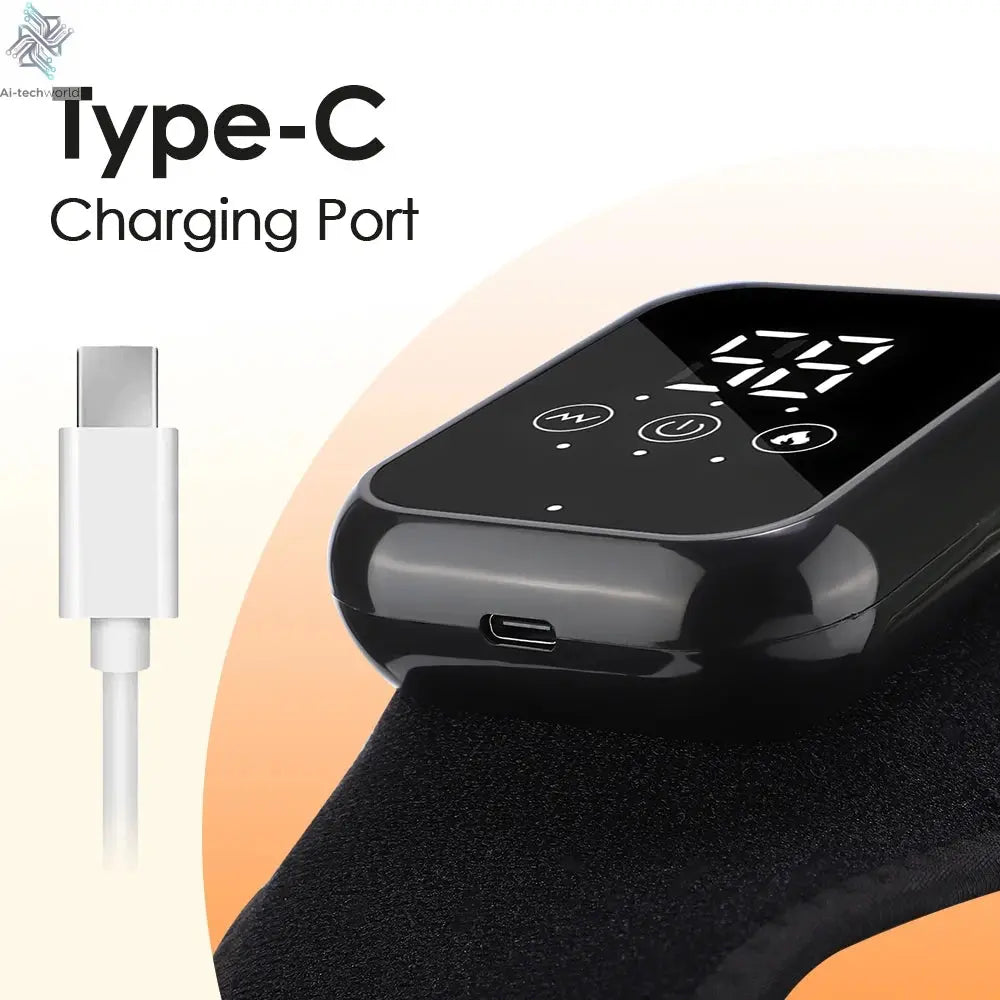 Electric foot and hand massager can vibrate and heat the ankles and ankles, and the bracket joints are portable, which can relax Ai-TechWorld 