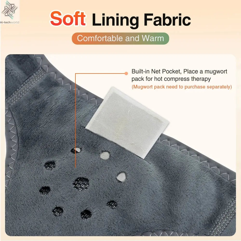 Electric foot and hand massager can vibrate and heat the ankles and ankles, and the bracket joints are portable, which can relax Ai-TechWorld 