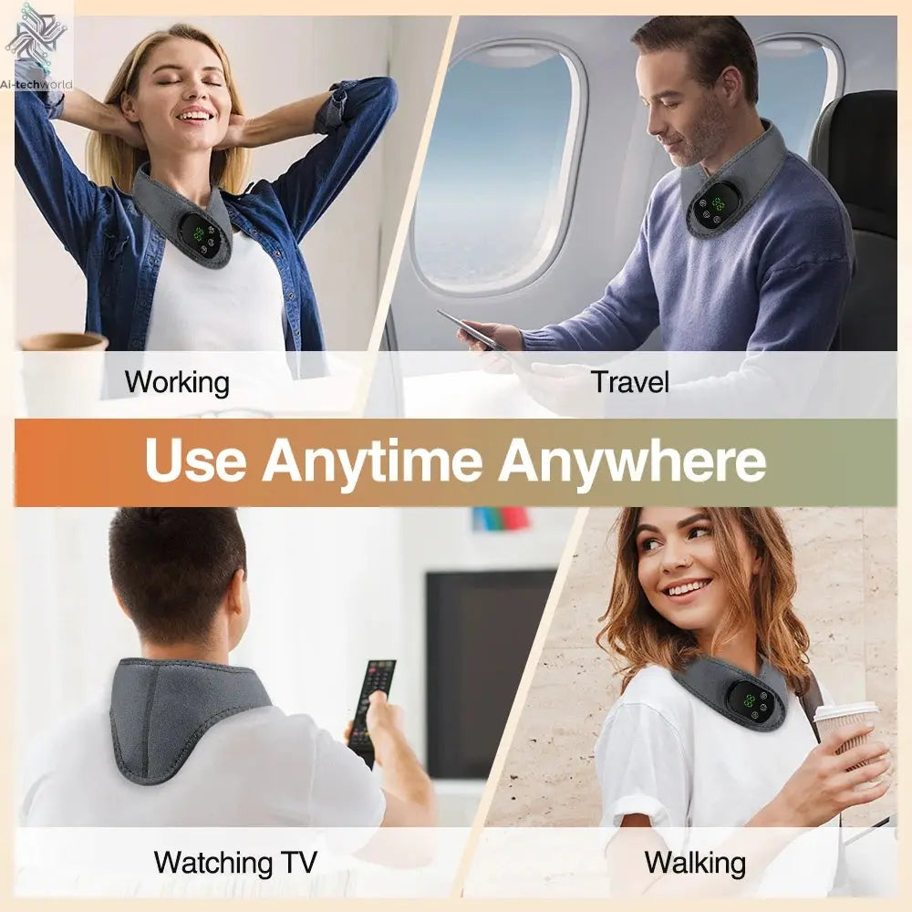 Electric foot and hand massager can vibrate and heat the ankles and ankles, and the bracket joints are portable, which can relax Ai-TechWorld 