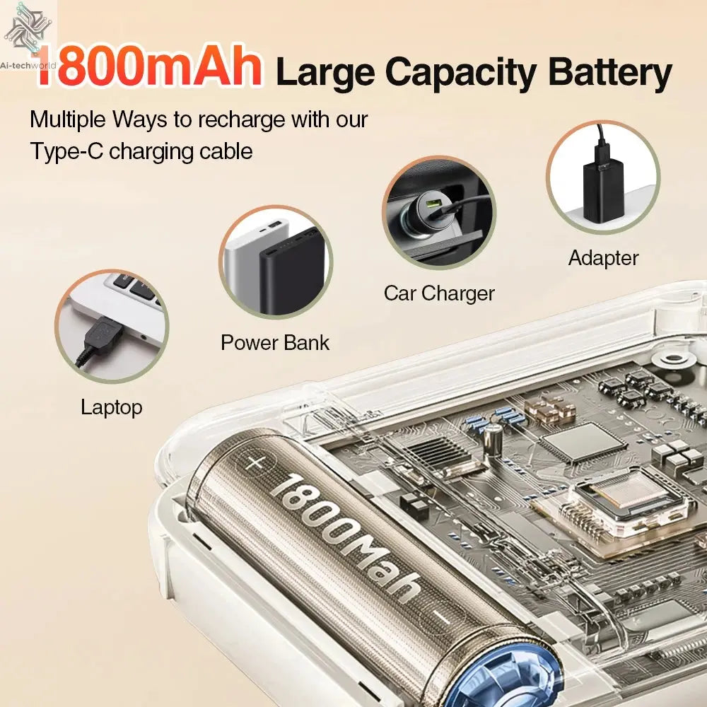 Electric foot and hand massager can vibrate and heat the ankles and ankles, and the bracket joints are portable, which can relax Ai-TechWorld 