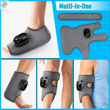 Electric foot and hand massager can vibrate and heat the ankles and ankles, and the bracket joints are portable, which can relax Ai-TechWorld 