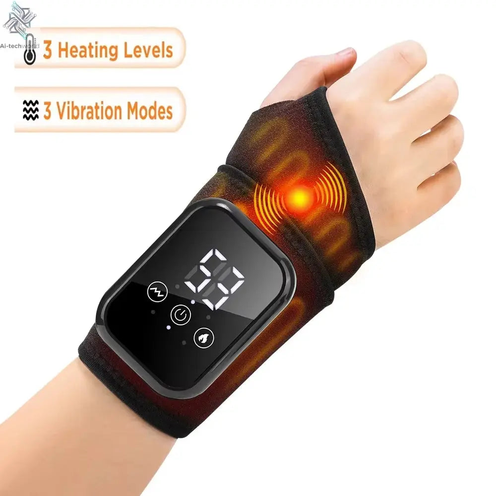 Electric foot and hand massager can vibrate and heat the ankles and ankles, and the bracket joints are portable, which can relax Ai-TechWorld 