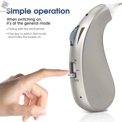 Enlarged hearing health earphones enhance ear sound protection for the elderly with hearing loss and tinnitus For Hearing Aid - Ai-TechWorld