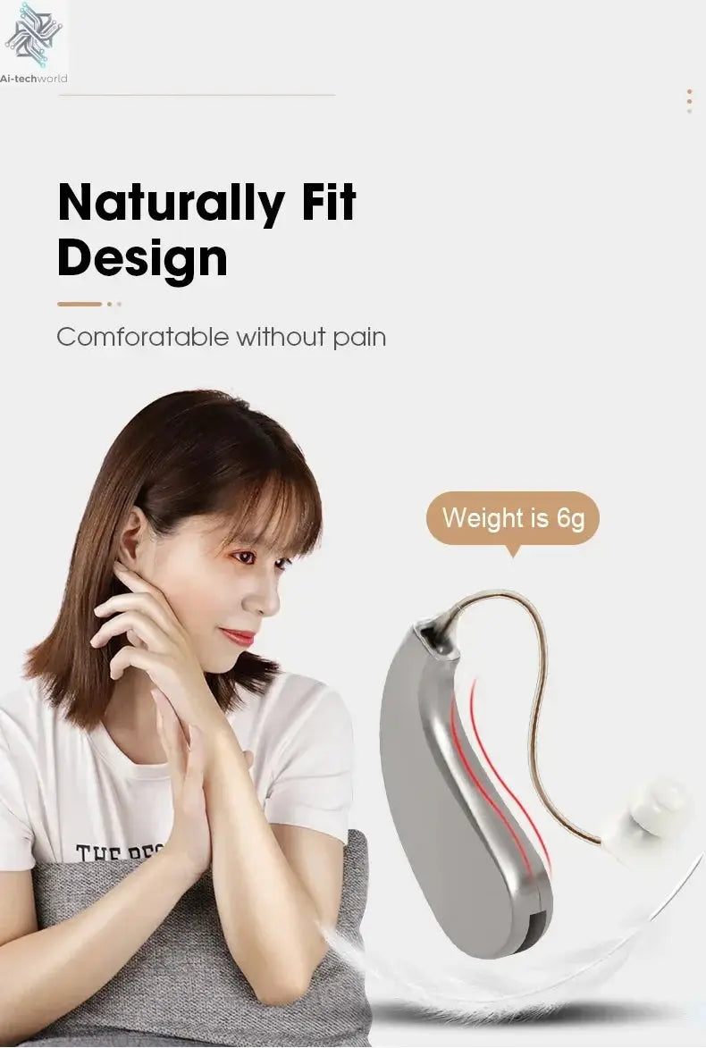 Enlarged hearing health earphones enhance ear sound protection for the elderly with hearing loss and tinnitus For Hearing Aid - Ai-TechWorld