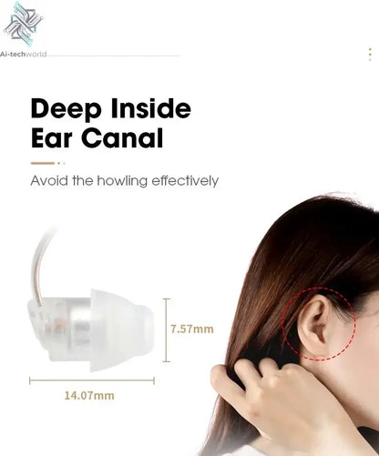 Enlarged hearing health earphones enhance ear sound protection for the elderly with hearing loss and tinnitus For Hearing Aid - Ai-TechWorld