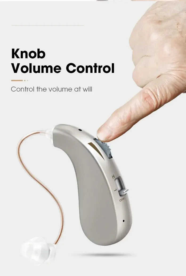 Enlarged hearing health earphones enhance ear sound protection for the elderly with hearing loss and tinnitus For Hearing Aid - Ai-TechWorld