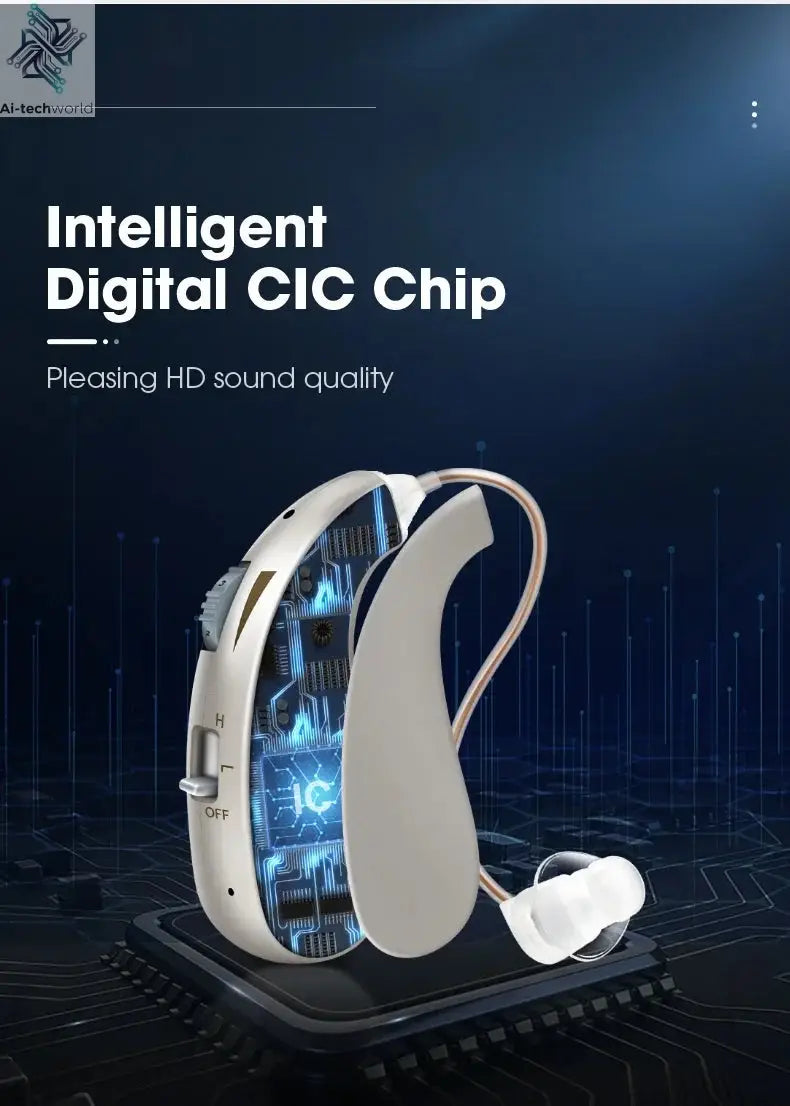 Enlarged hearing health earphones enhance ear sound protection for the elderly with hearing loss and tinnitus For Hearing Aid - Ai-TechWorld