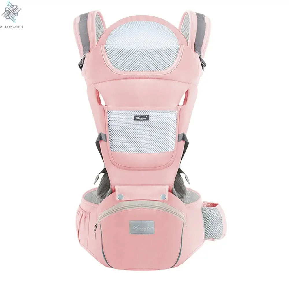 Ergonomic Baby Carrier Backpack Infant Baby Hipseat Carrier Front Facing Ergonomic Kangaroo Baby Wrap Sling Travel Backpack Ai-TechWorld 
