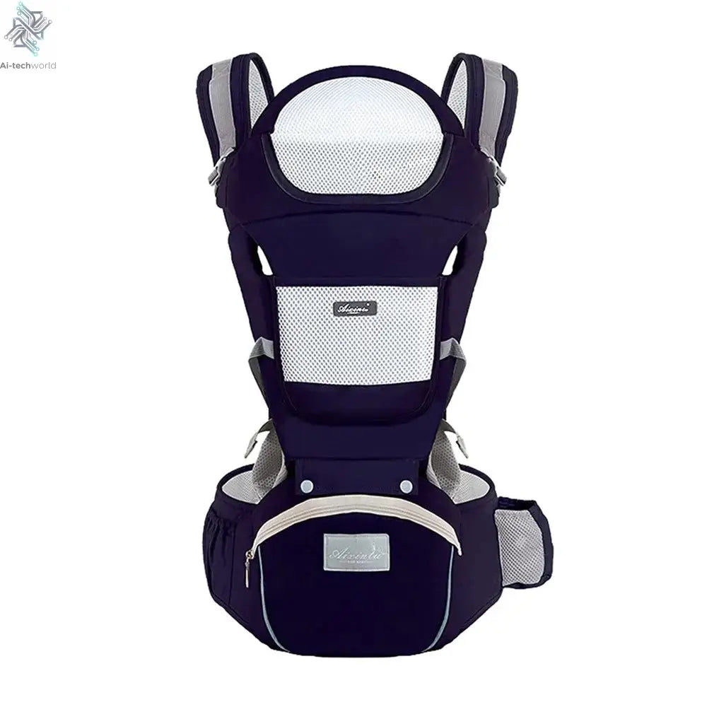 Ergonomic Baby Carrier Backpack Infant Baby Hipseat Carrier Front Facing Ergonomic Kangaroo Baby Wrap Sling Travel Backpack Ai-TechWorld 