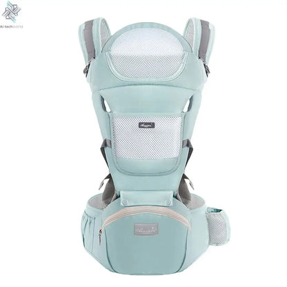 Ergonomic Baby Carrier Backpack Infant Baby Hipseat Carrier Front Facing Ergonomic Kangaroo Baby Wrap Sling Travel Backpack Ai-TechWorld 