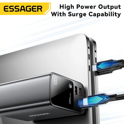 Essager 27000mAh Power Bank 220W PD Fast Charging Fast Charge External Battery Portable PowerBank For iPhone Macbook Pro Laptop Ai-TechWorld 