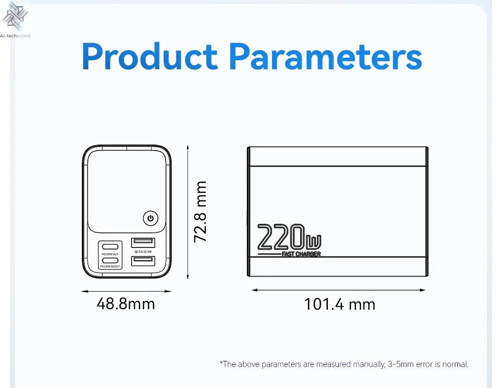 Essager 27000mAh Power Bank 220W PD Fast Charging Fast Charge External Battery Portable PowerBank For iPhone Macbook Pro Laptop Ai-TechWorld 