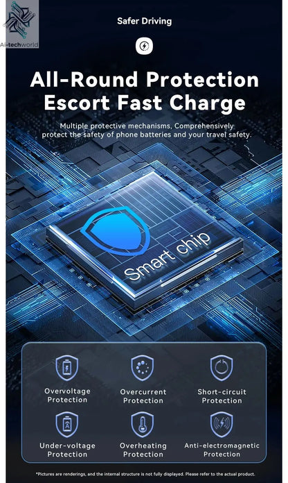 Essager Magnetic Car Phone Holder 15W Wireless Charger Stand For iPhone 17 16 15 14 Max Car Mount Charger for Magsafe LED Light - Ai - TechWorld