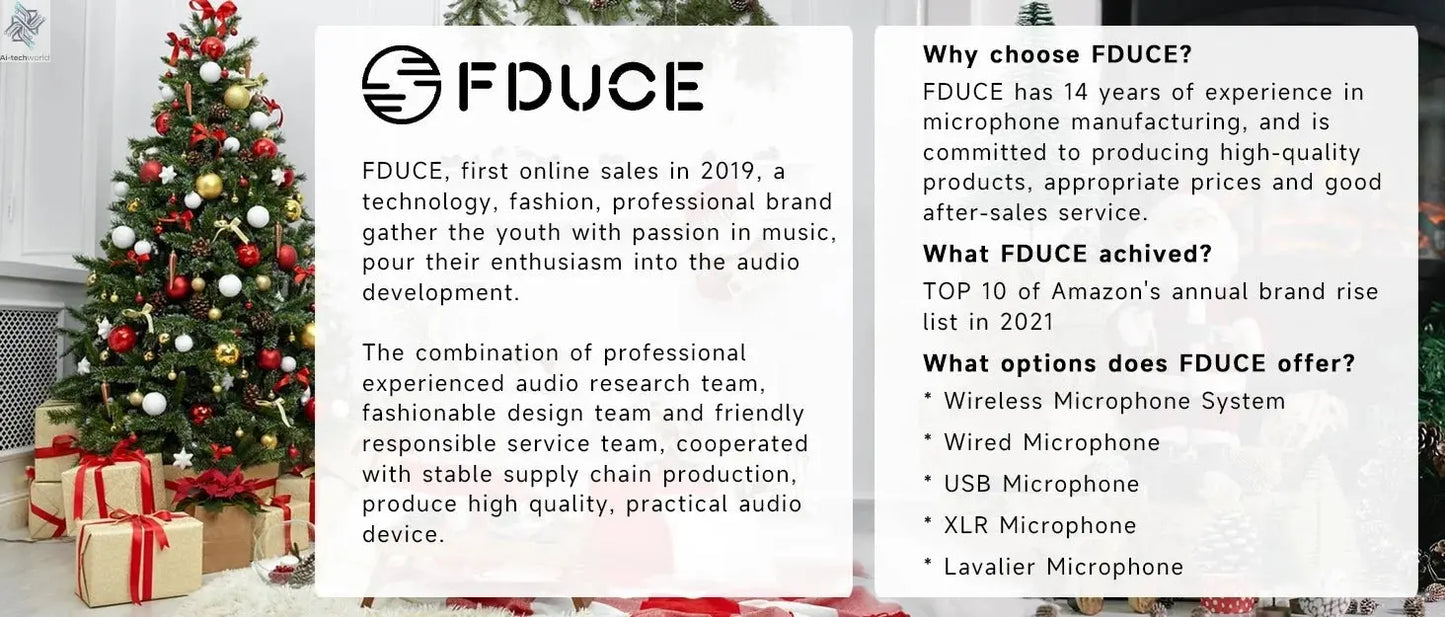 FDUCE SL40+ USB/XLR Dynamic Microphone Kit With Built - in Headset Output / Sound Insulation/Arm Stand,For PC PS5/4 Mixer - Ai - TechWorld